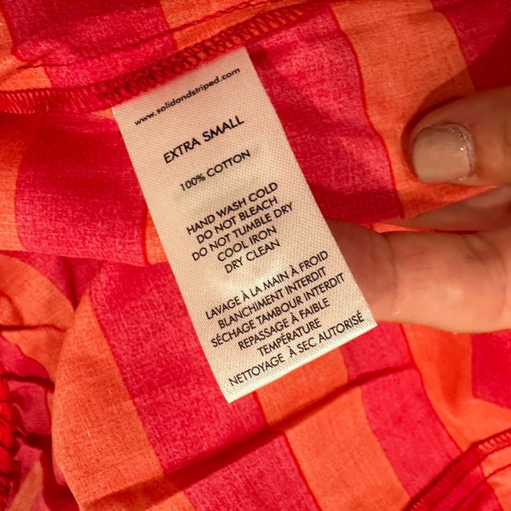 Solid & Striped Lexi Boxer Shorts- Xs. — image 6 of 6